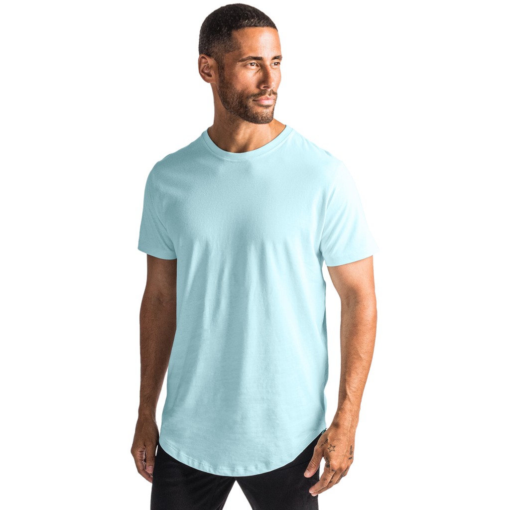 T shop shirt aqua